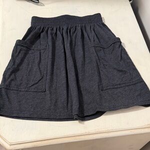 American Apparel Dark Gray Skater Skirt